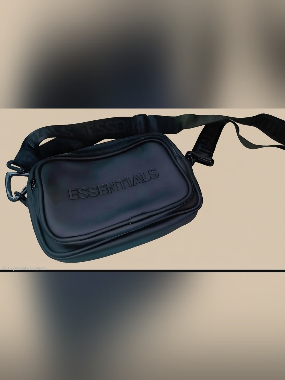 Essentials Messenger Bag  with Embossed Logo - Picture 5 of 6